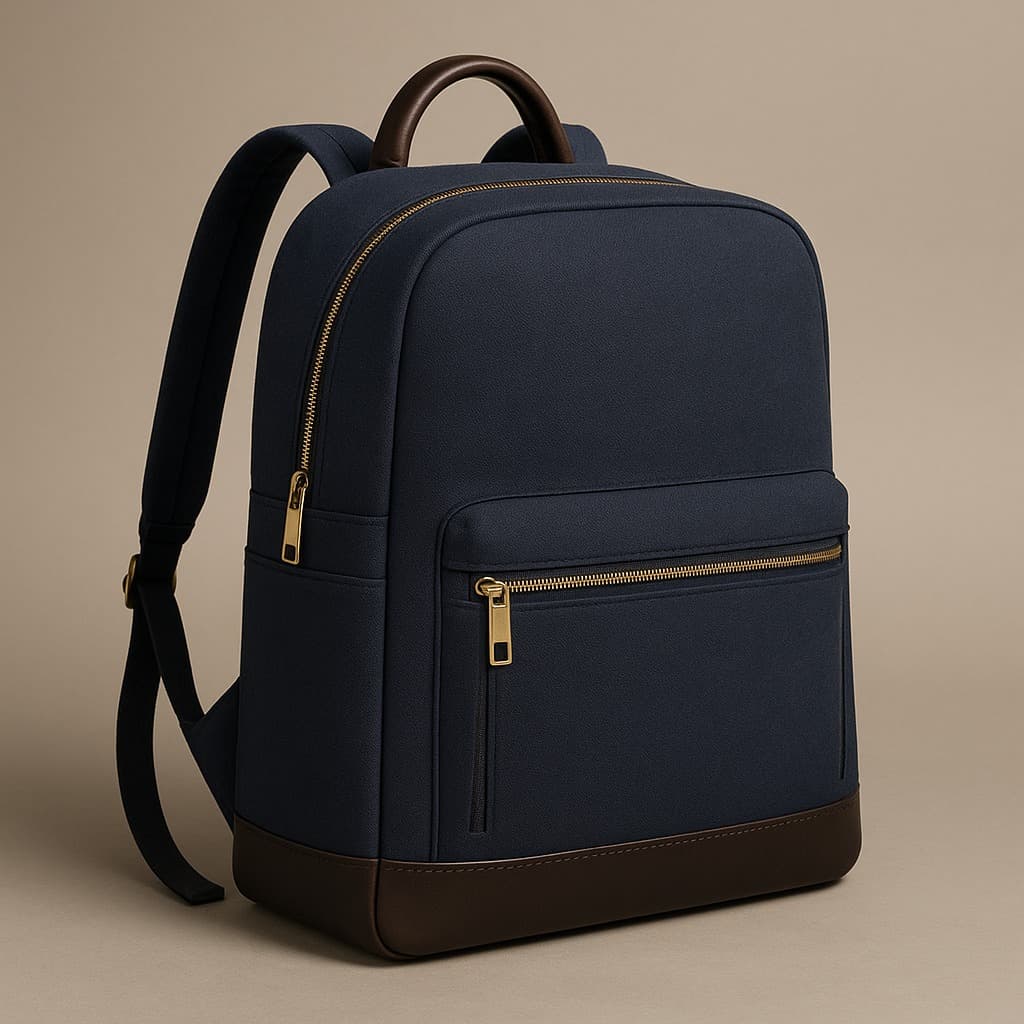Premium Dark Blue Canvas bag