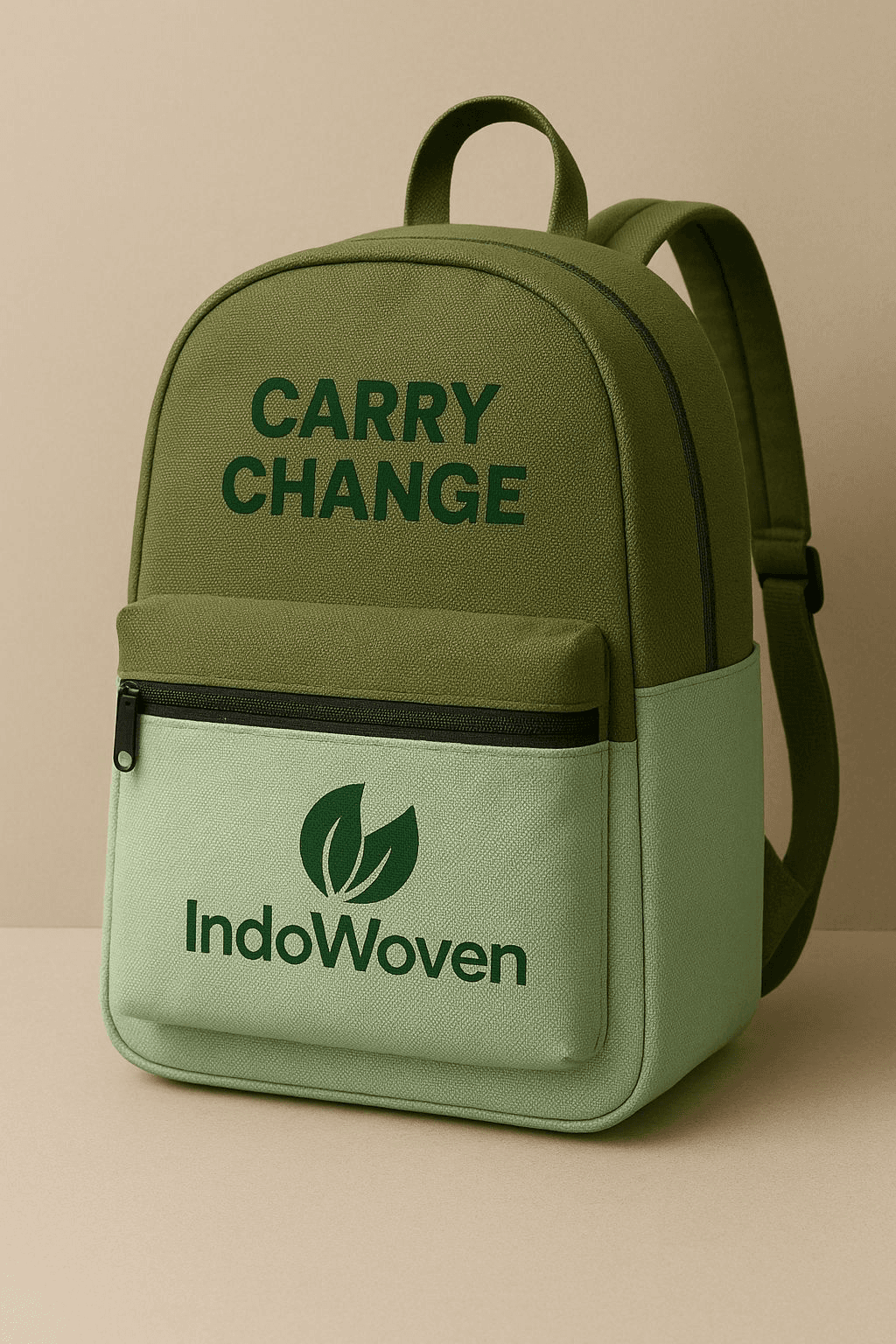 Dark canvas bag