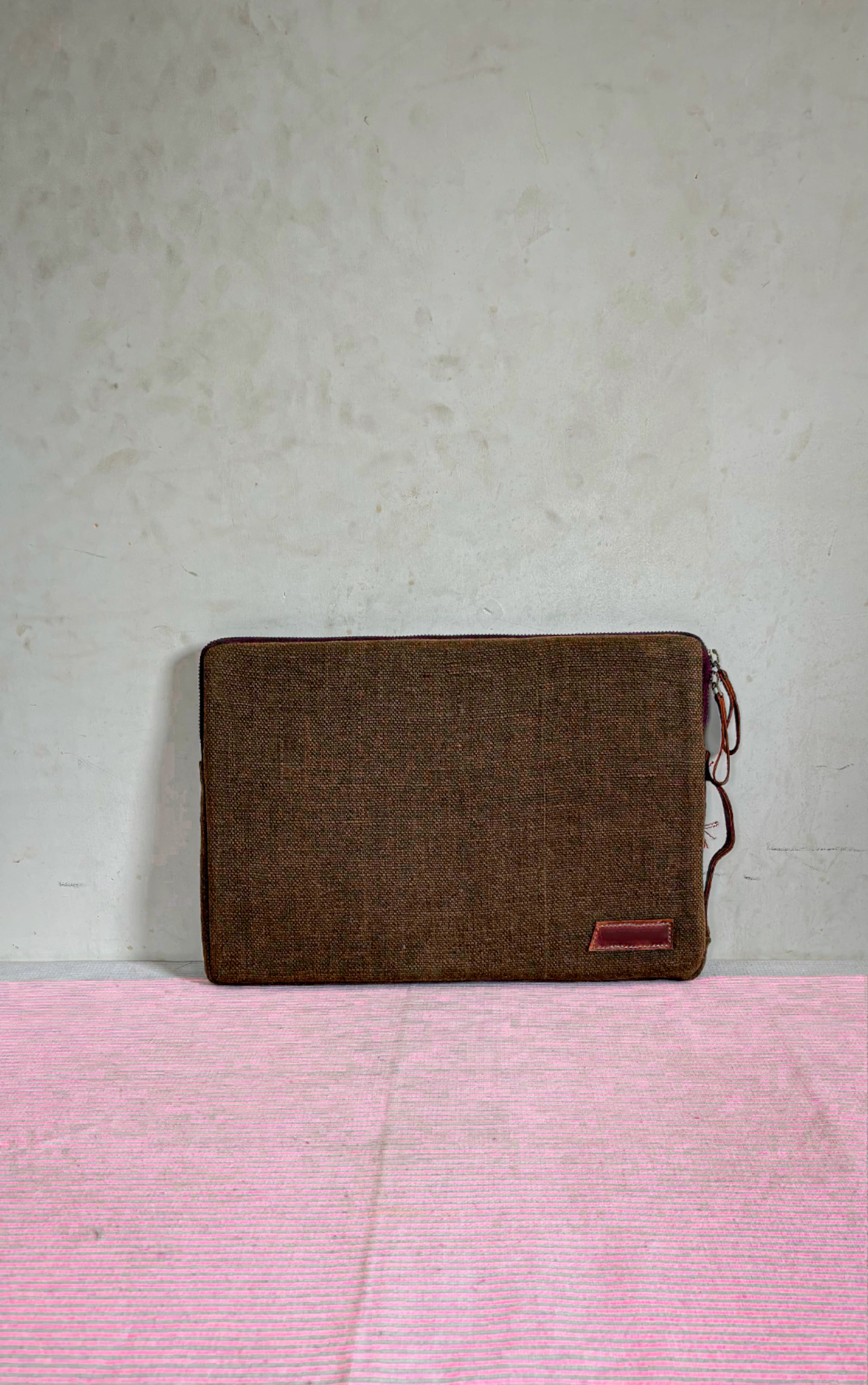 Jute file skin khaki shade